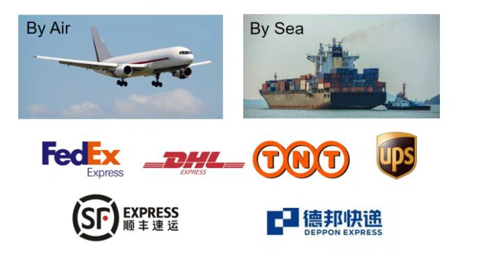 By Air, By Sea, DHL, UPS, FedEX