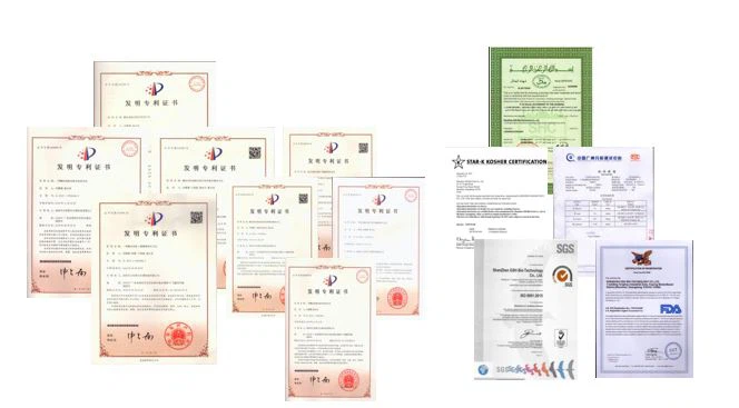 Patents and Certifications