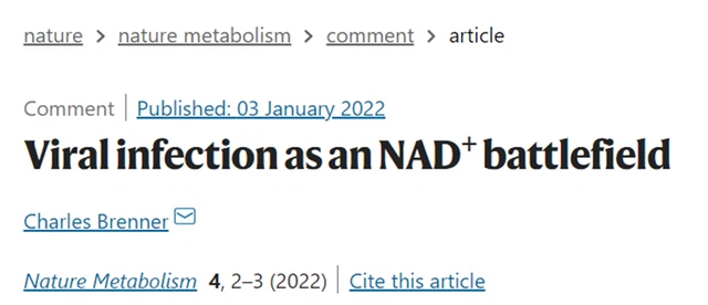 Viral infection as an NAD battlefield